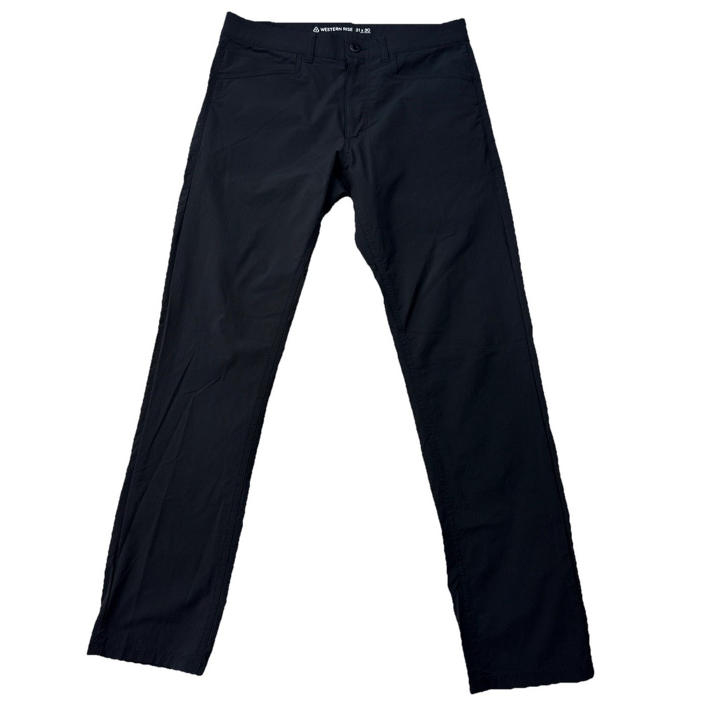 Western Rise Men's Pants 31x30 Evolution NWOT Black Stretch Performance Gorpcore